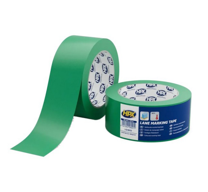 Стрічка самоклеюча для маркування підлоги HPX LG5033 Lane Marking Tape 50мм x 33м купити.