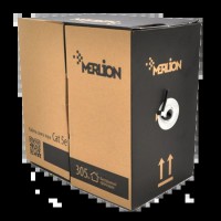 Кабель Merlion внутренний КВП UTP (4*2*0.5) 4p 24 AWG CCA ПВХ (305м) белый
