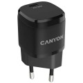 Мережевий зарядний пристрiй Canyon Canyon H-08 black (PD 20W)