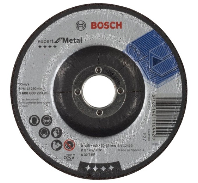 Обдирний круг для металу Bosch 230 x 6 мм (2608600228)