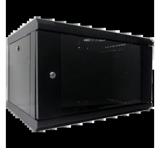 Шафа комутаційна настінна 6U 600x500 Hypernet WMNC-500-6U-FLAT-BLACK купити.
