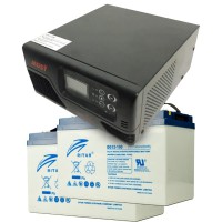Комплект ДБЖ + АКБ MUST EP20-R1000W + 2x 12V 100Ah DG12-100