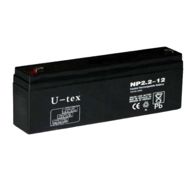 Акумулятор U-Tex U-tex 12В / 2,2 Ah