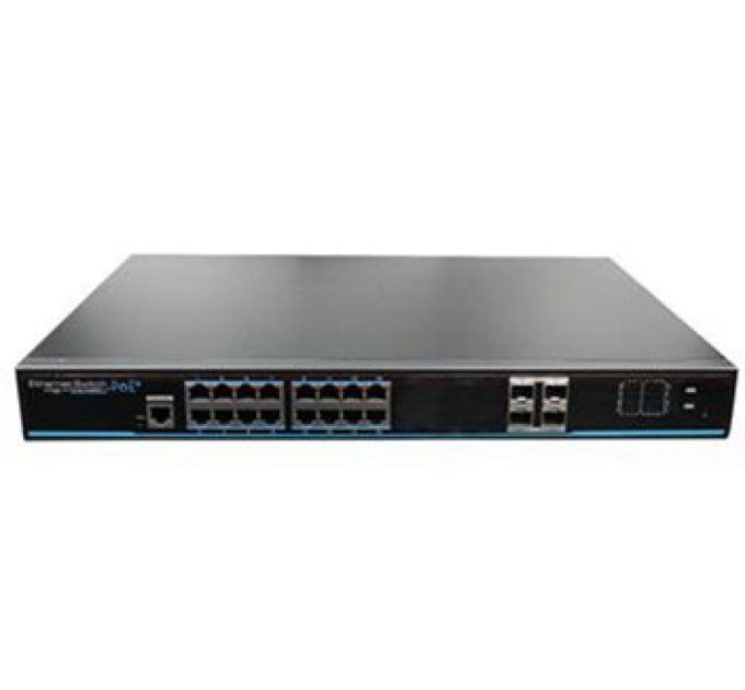 16-портовий керований PoE комутатор Utepo UTP3-GSW1604S-MTP250 купити.