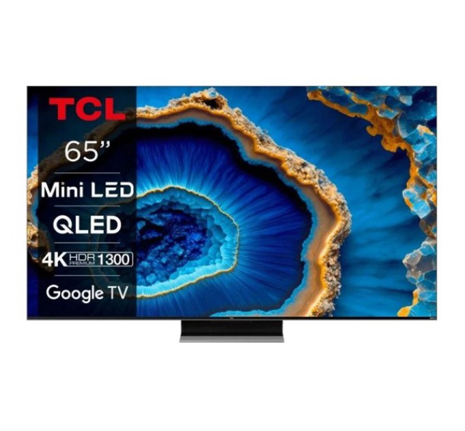 Телевізор TCL 65MQLED80 MiniLED 4K 144Hz Smart Google TV Titan ONKYO купити.