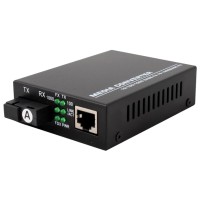 Медіаконвектор (1550TX&1310RX, 10/100/1000, 20км SC) TelStream MC-218/520SC