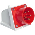 Розетка стаціонарна настінна UEA 515 16А 380В 3P+Е+N IP44 купити.