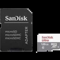 Карта пам'яті SANDISK Ultra microSDXC 128GB + SD Adapter Class 10 UHS-I