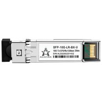 Модуль ALISTAR SFP-10G-LR-BX-U SFP+ 10G BASE-BX 1SM WDM LC 20KM TX1270/RX1330nm DOM