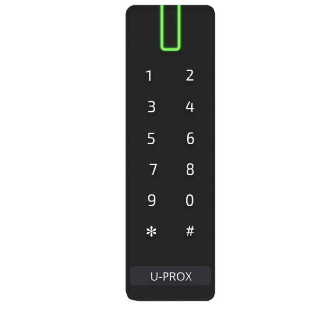 Універсальний мультиформатний зчитувач ідентифікаторів з клавіатурою та підтримкою OSDP U-Prox SE keypad
