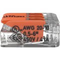 Клема WAGO COMPACT 221-613 3 0,5-6 мм2 (41А) купити.