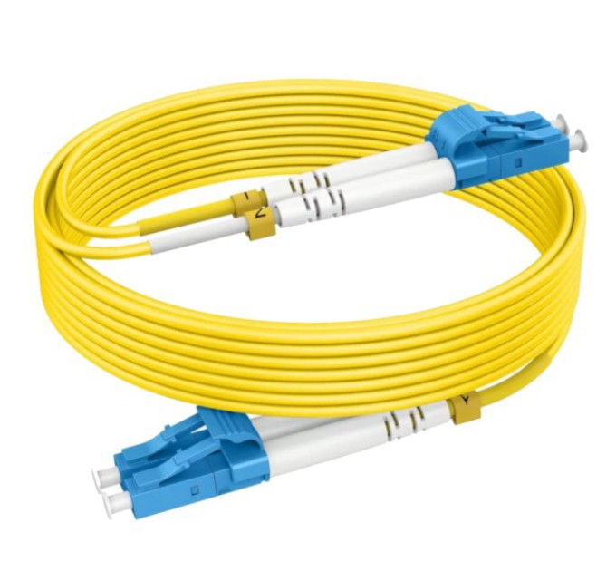 Патчкорд оптичний LC/UPC-LC/UPC SM 1м Simplex Slim 2мм купити.