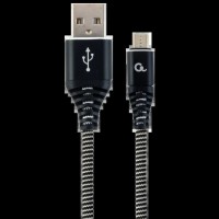 Кабель Cablexpert CC-USB2B-AMmBM-2M-BW USB 2.0/Micro B 2м
