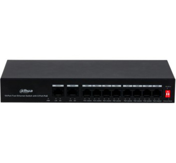 Комутатор 8 портів некерований Dahua DH-PFS3010-8ET-65 РоЕ купити.