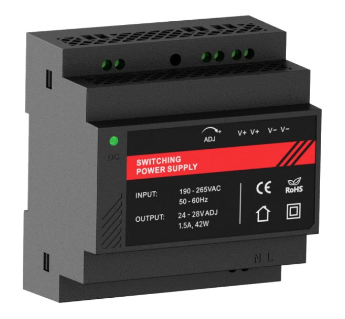 Джерело безперебійного живлення Kraft PSU-24015DIN(P) купити.