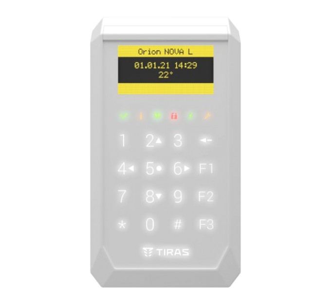 Сенсорна OLED клавіатура Тірас Tiras Tiras K-PAD OLED+ white купити.