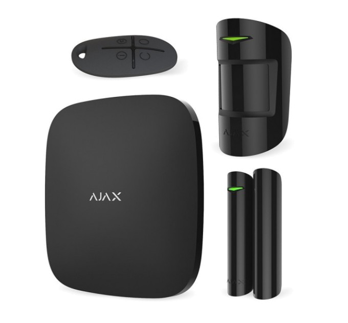 Комплект Ajax HubKit Plus (black) беспроводной сигнализации купити.