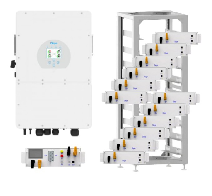 Система безперебійного живлення трифазна Deye SUN-15K-SG01HP3-EU-AM2 15кВт 60кВт•ч купити.
