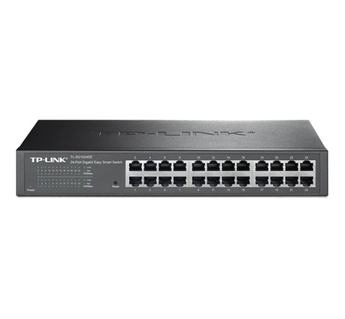 Комутатор 24 порти керований TP-LINK TL-SG1024DE купити.