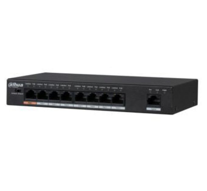 8-портовий POE комутатор Dahua DH-PFS3009-8ET1GT-96