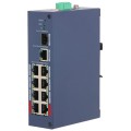 Комутатор 10 портів керований Dahua DH-CHS4110-8ET-110 PoE купити.