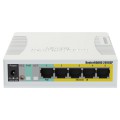 Комутатор 5 портів керований MikroTik RB260GSP (CSS106-1G-4P-1S) PoE купити.
