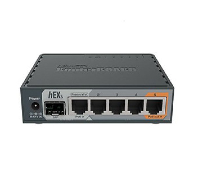 Маршрутизатор MikroTik hEX S (RB760iGS) 5-портовый купити.