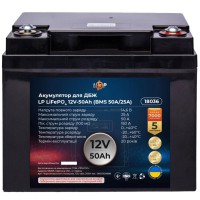 Акумулятор LP LiFePO4 12 V - 50 Ah (BMS 50A/25А)