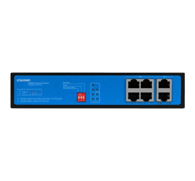 4-портовий 100M POE Ewind EW-S1906CF-AP