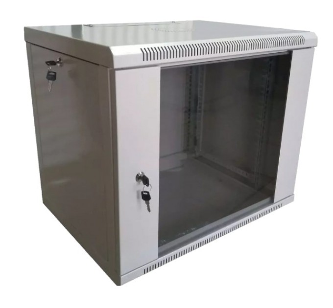 Шафа коммутаційна настінна 9U 600x450 розбірна  Hypernet WMNC-9U-FLAT-AC купити.