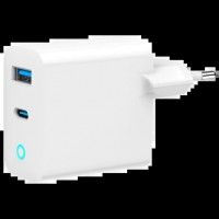 Мережевий зарядний пристрій Gembird TA-UC-PDQC45L-W-01 (USB-A + Type-C)