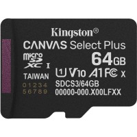 Карта пам'яті Kingston microSD64GB C10 UHS-I A1 V10 R100MB/s