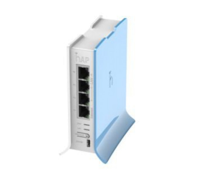 Wi-Fi точка доступу MikroTik hAP lite (RB941-2nD-TC) з 4-портами Ethernet для домашнього використання 2.4GHz