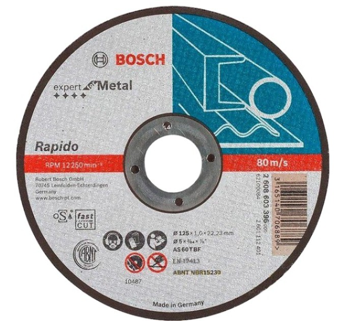 Круг відрізний Bosch 125х1 мм (2608603396)