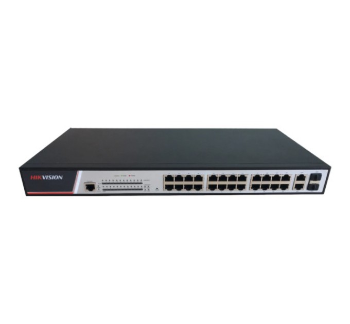 керований комутатор PoE з 24 портами Fast Ethernet Hikvision DS-3E2326P