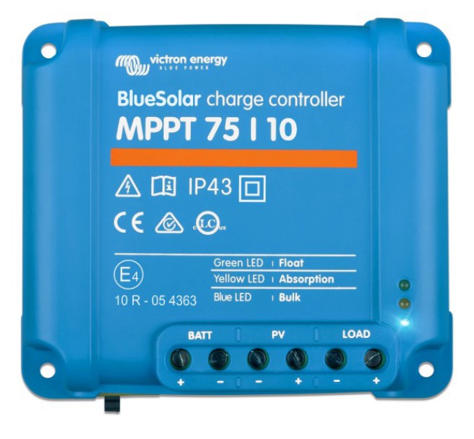 Контролер заряду Victron Energy BlueSolar MPPT 75/10 купити.