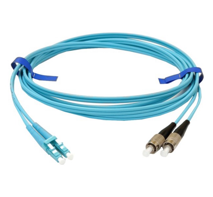 Патчкорд оптичний CMS FC/UPC-LC/UPC MM (OM3) 3м Duplex Slim купити.