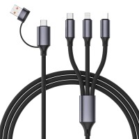 Кабель Cablexpert USB A/C-папа/Lightning/Micro/Type-C 1.5 м