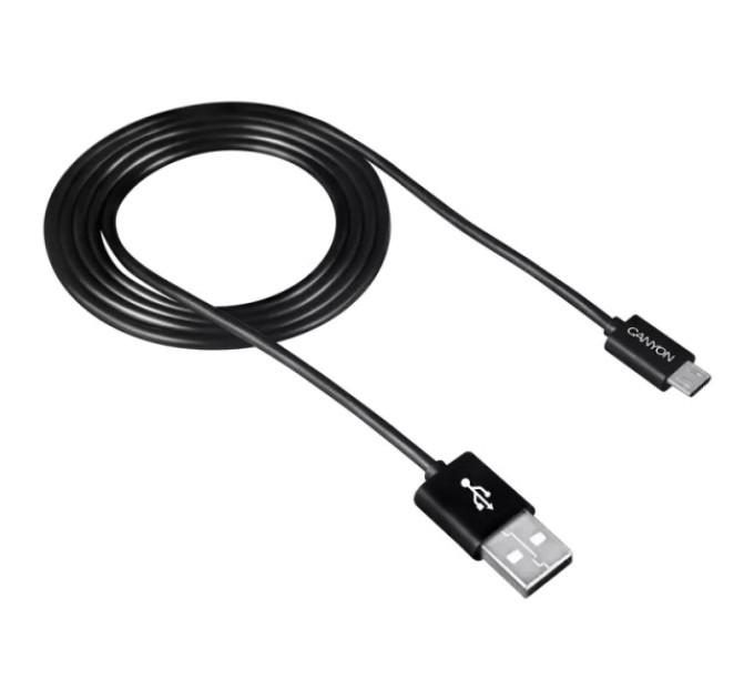 Кабель Canyon Canyon UM-1B black (Micro USB - USB 2.0) 1м