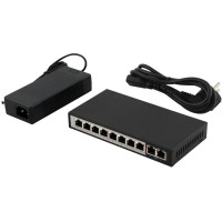 Комутатор 8 портів некерований FoxGate S6008G-G2-AI POE 120Вт Watchdog