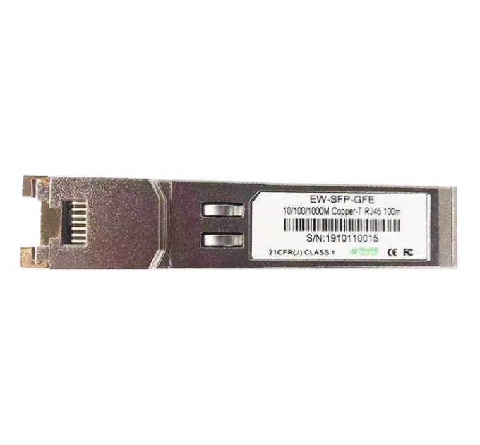 SFP-трансивер Ewind EW-SFP-GFE 1.25G, SFP port transform to 10/100/1000M * RJ45 port