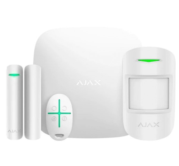 Комплект охоронної сигналізації Ajax StarterKit 2 (білий) white