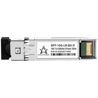 Модуль ALISTAR SFP-10G-LR-BX-D SFP+ 10G BASE-BX 1SM WDM LC 20KM TX1330/RX1270nm DOM