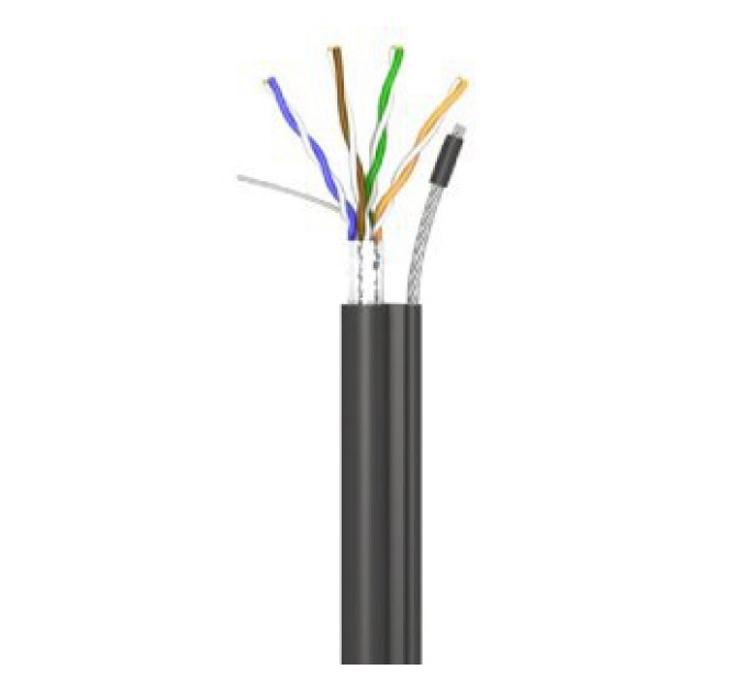 Кабель OK-net трос 305м КППЕт-ВП (100) 4  2  0,51 (FTP-cat.5E) OK-net, СU, ПЭ, экр., З трос. 7 * 0,5 купити.