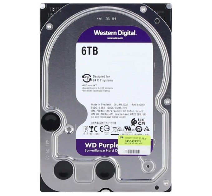 жорсткий диск Western Digital WD Purple Surveillance WD63PURU