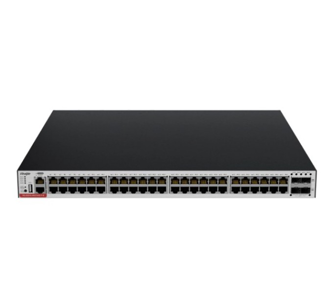 Комутатор 24 порти керований Ruijie RG-CS83-48GT4XS-PD L3 POE купити.