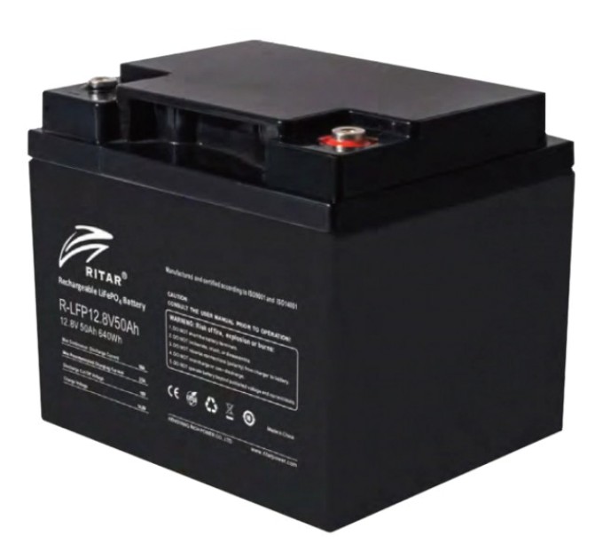 Батарея з системою підігріву Ritar R-LFP12.8V50AH