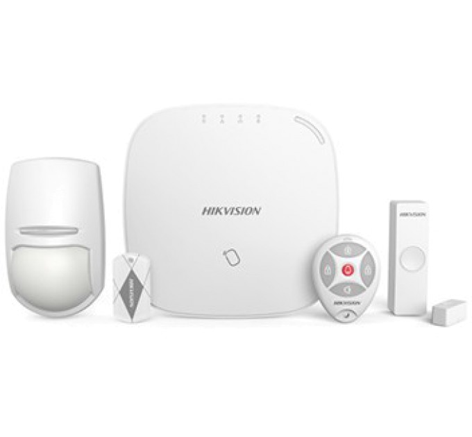 Комплект бездротової сигналізації з брелоком і картою (868 MHz) Hikvision DS-PWA32-NKGT купити.