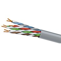 Кабель ЗЗКМ (UTP мідь внутрішній 0,48) Cat. 5e U/UTP 4x2x0,48, бухта 305м.(7091013)