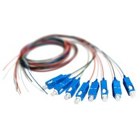 Набір кольорових пігтейлів SM SC/UPC 1.5 m Easy strip для 8 вол. (Bl,Or,Gn,Br,Wh,Gr,Rd,Bk)